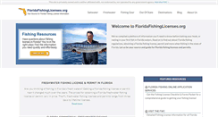 Desktop Screenshot of floridafishinglicenses.org