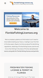 Mobile Screenshot of floridafishinglicenses.org