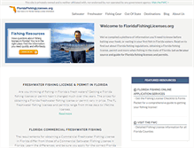 Tablet Screenshot of floridafishinglicenses.org